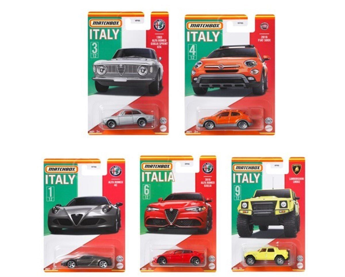 İtalya Araçları Serisi HFF65 5'li Set