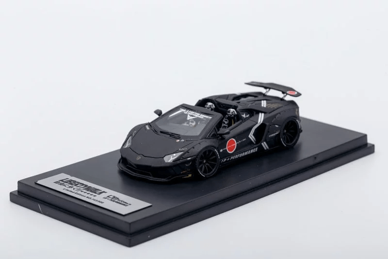 Impossible Perfect 1/64 LB Lamborghini LP700 Cabriolet Matt Black Zero Fighter