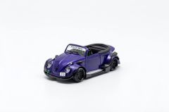 Inspire Model 1/64 RWB Beetle Cabriolet Metallic Blue Diecast