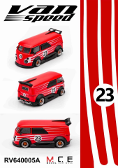 1/64 Van Speed Diecast Red