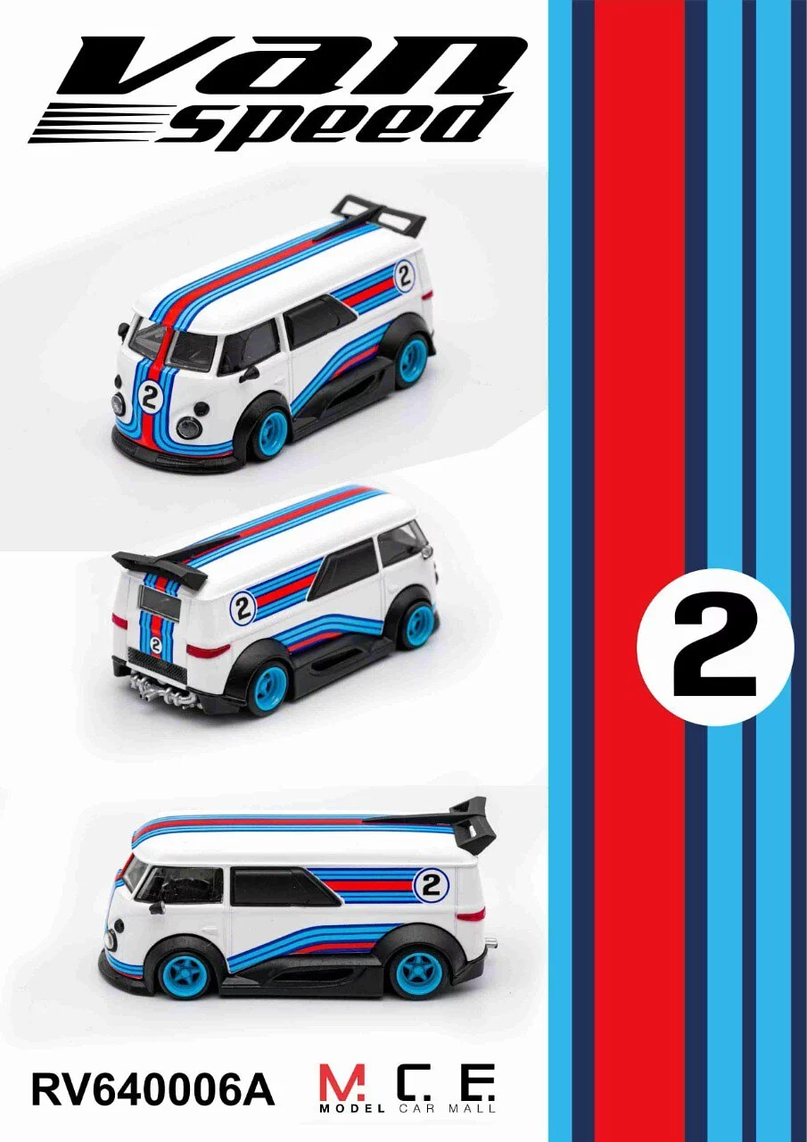 1/64 Van Speed Diecast White