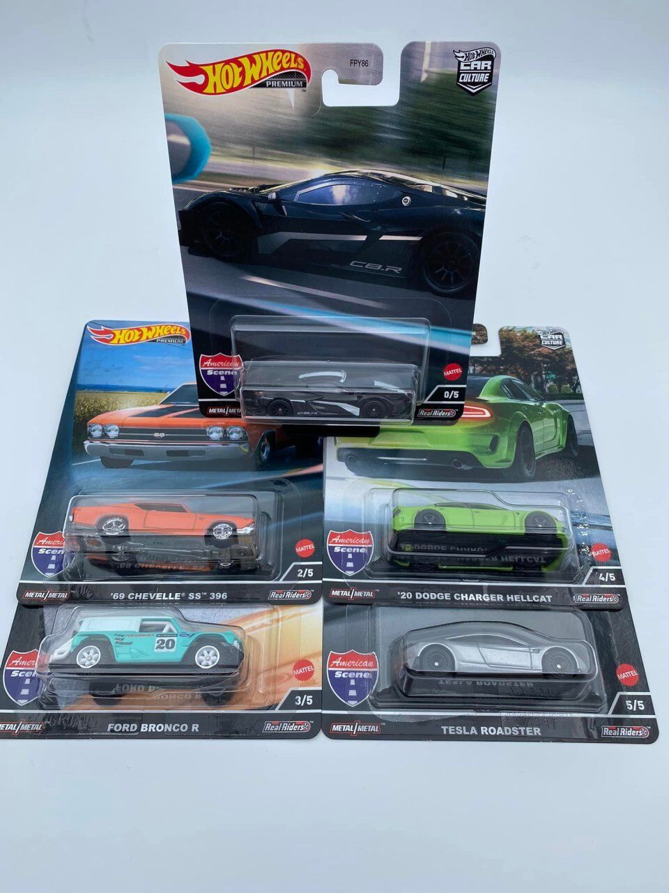 Hot Wheels Premium FPY86 Car Culture 5'li Set Chase