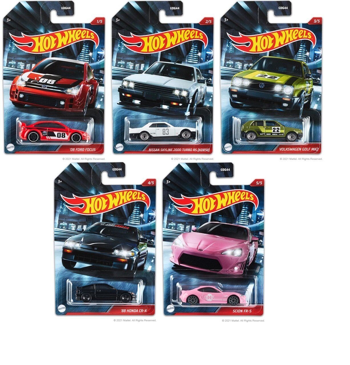 Hot Wheels Cult Racers Serisi 5'li Set GYN19