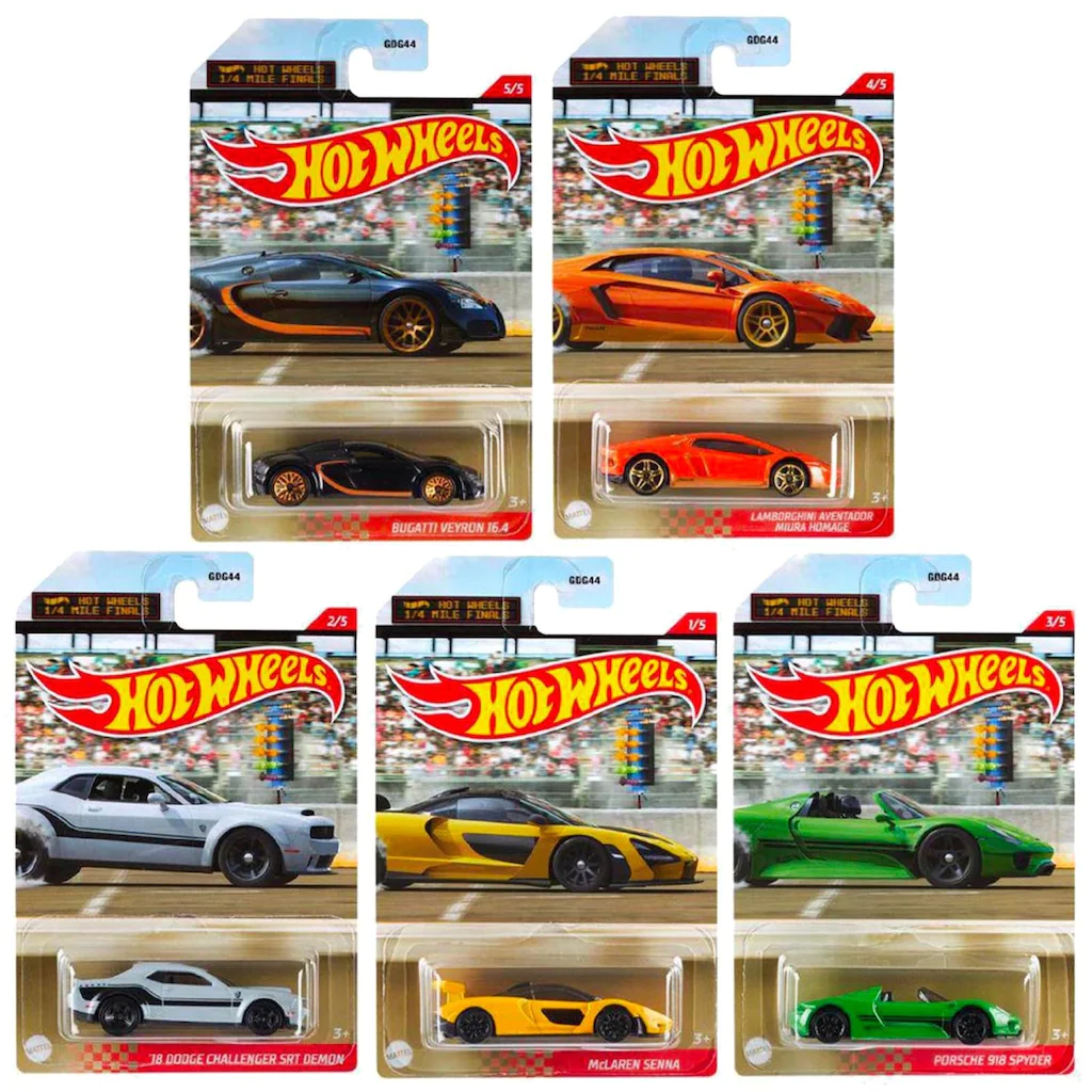Hot Wheels Mile Kings Arabalar 1/4 mile 5'li Set GYN21