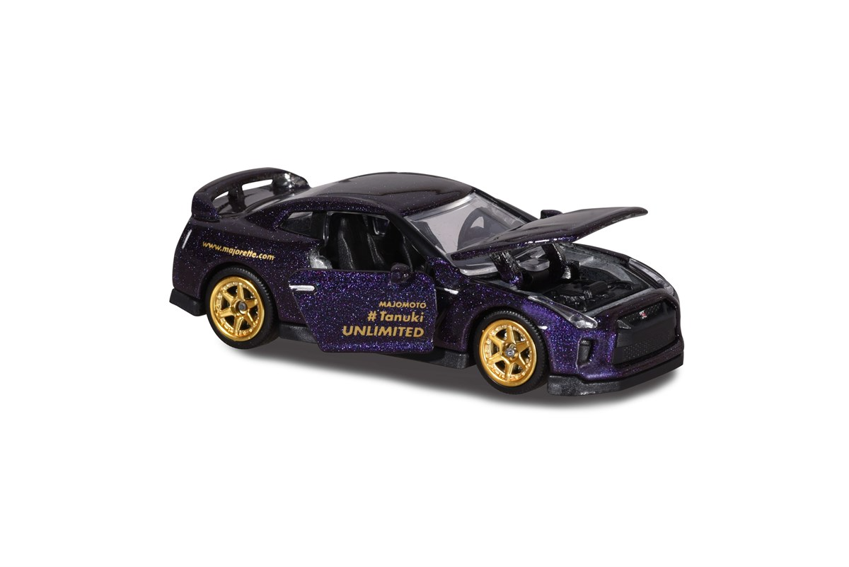 Majorette Deluxe Serisi Metal Diecast Nissan GT-R - Metalik Mor