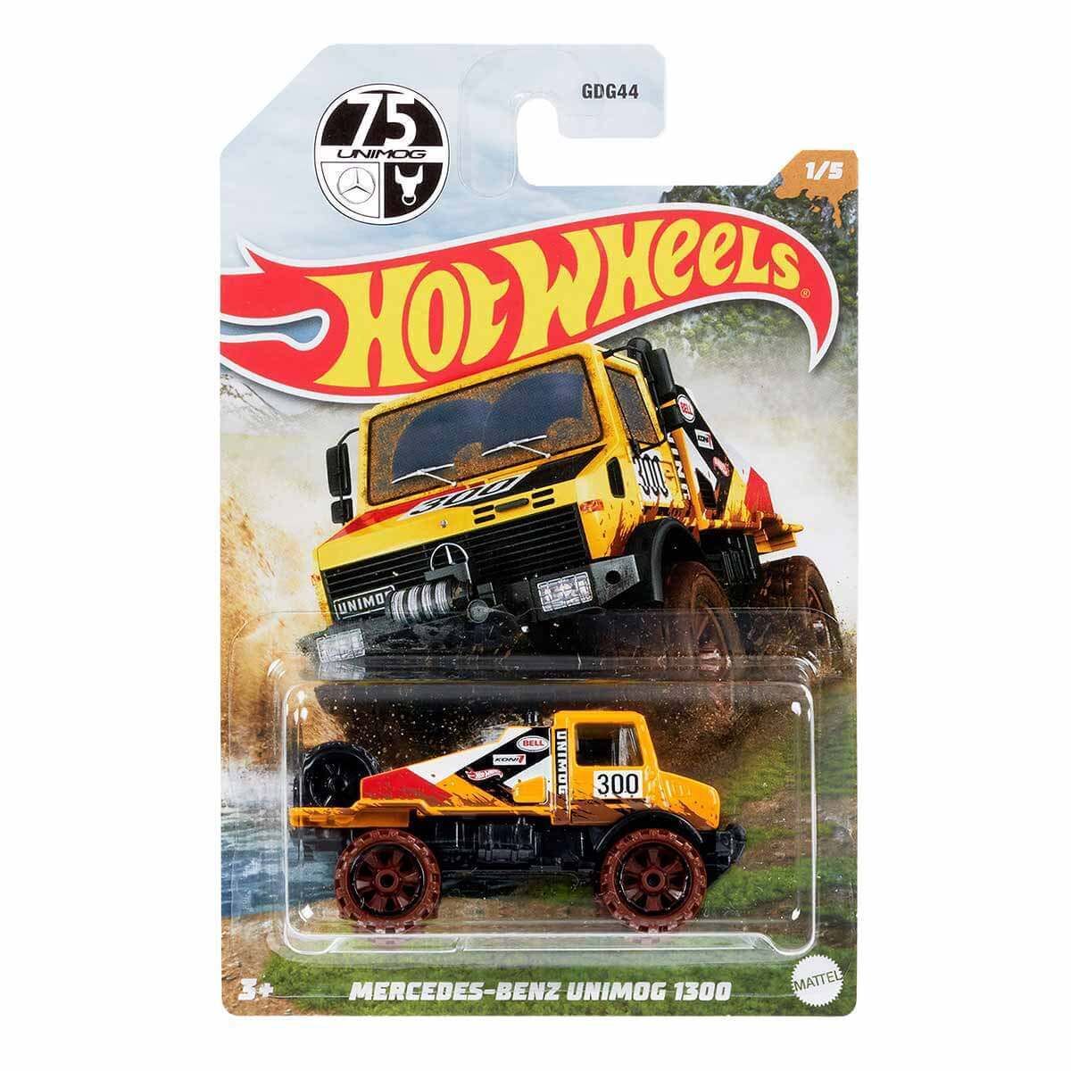 Hot Wheels Mud Runner Arabalar Mercedes-Benz Unimog 1300