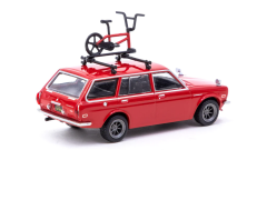 Tarmac Works 1/64 Datsun Bluebird 510 Wagon Red