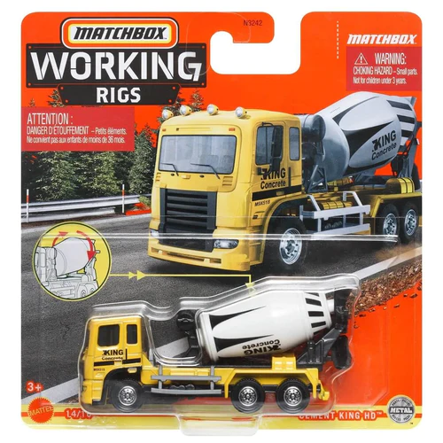 Matchbox Working Rigs 2022 Cement King HD Beton Mikseri