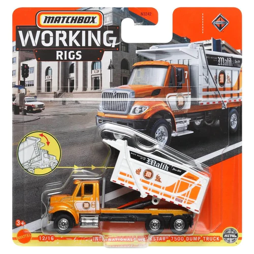 Matchbox Working Rigs 2022 International Workstar Dump Truck Çöp Kamyonu