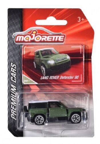 Majorette Premium Cars Land Rover Defender 90 green metal