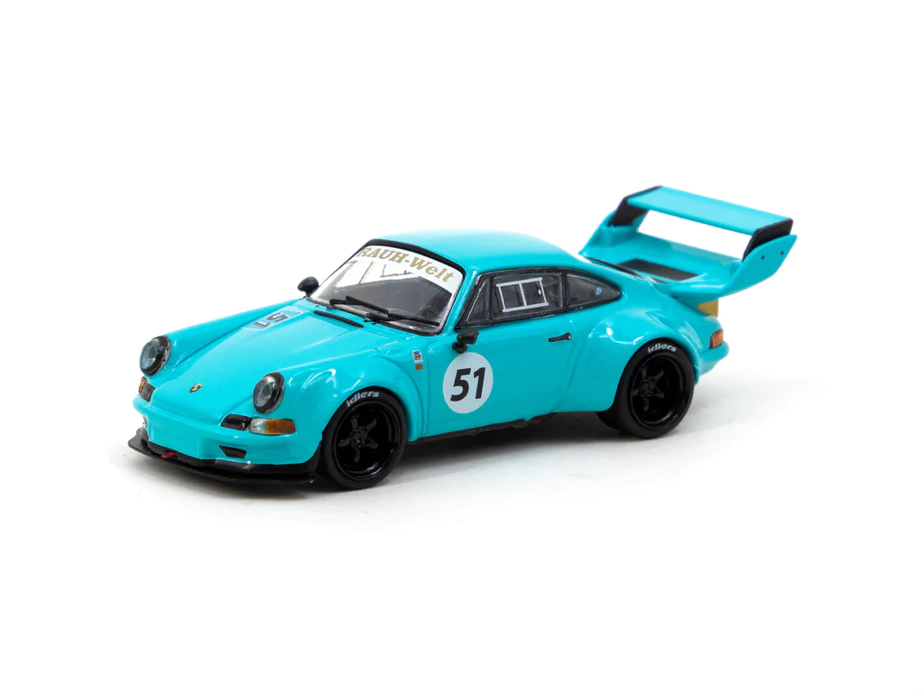 Tarmac Works 1:64 RWB Backdate Blue Porsche