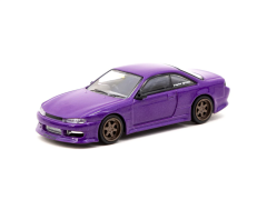 Tarmac Works 1:64 VERTEX Nissan Silvia S14 Purple Metallic