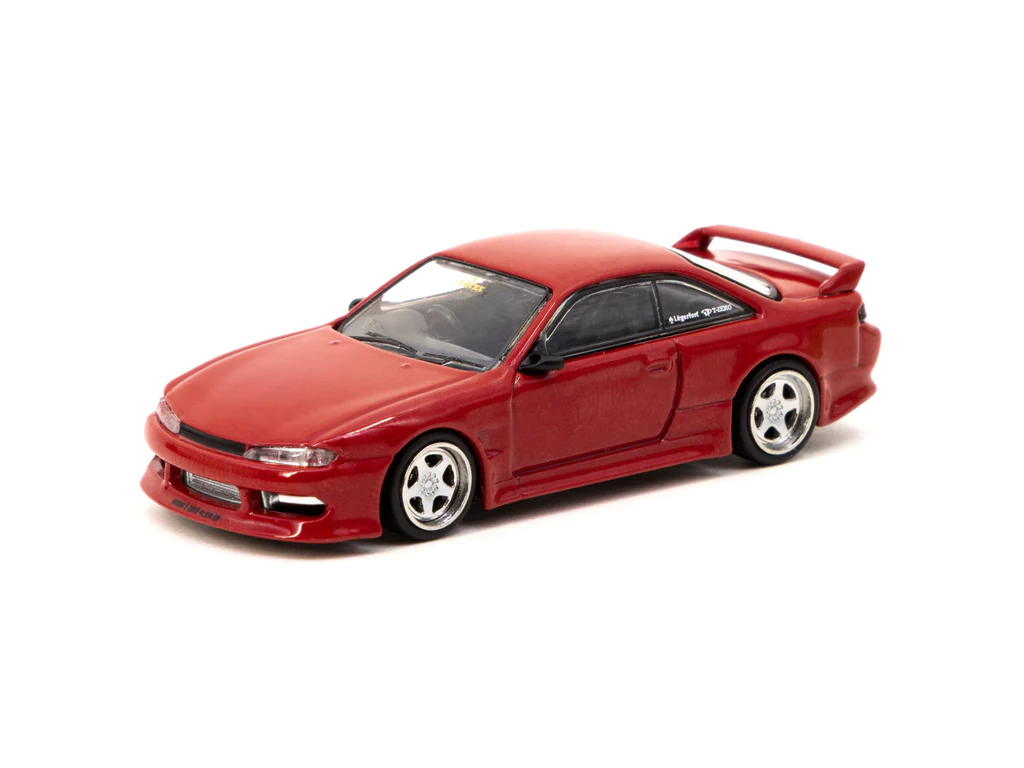 Tarmac Works 1:64 Nissan Silvia S14 Red Metallic