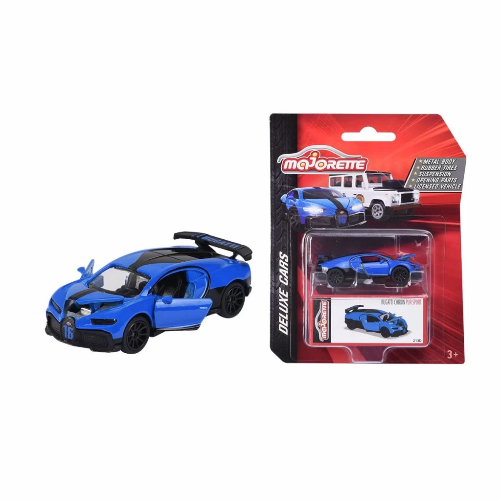 Majorette 1:64 Deluxe Araçlar Bugatti Chiron Tur Sport