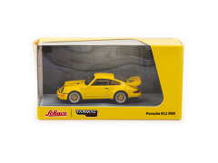 Schuco X Tarmac Works 1/64 Porsche 911 RSR 3.8 Yellow - COLLAB64