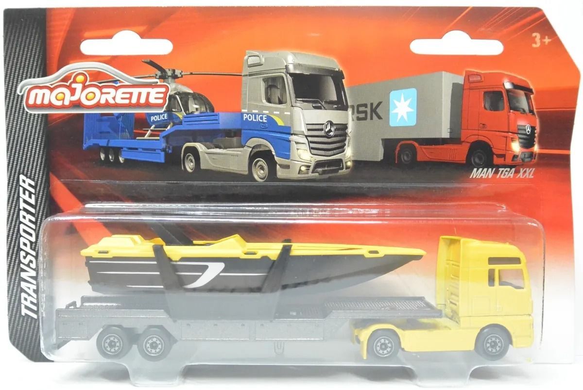 Majorette MAN TGA XXL Taşıyıcı ve Tekne