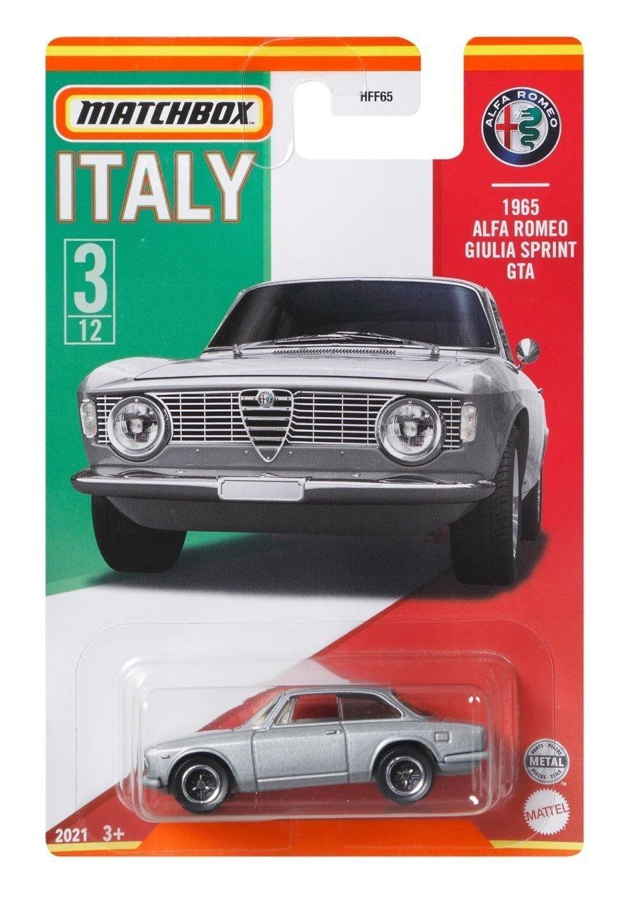 1965 Alfa Romeo Giulia Sprint GTA İtalya Araçları Serisi HFF65
