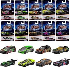 Hot Wheels Arabaları HLH72 Neon Speeders 8'li Set(YD)