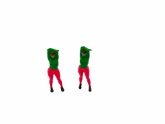 1/64 Ölçekli Resin Boyasız İnsan Figürü