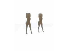 1/64 Ölçekli Resin Boyasız İnsan Figürü