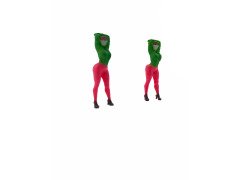 1/64 Ölçekli Resin Boyasız İnsan Figürü