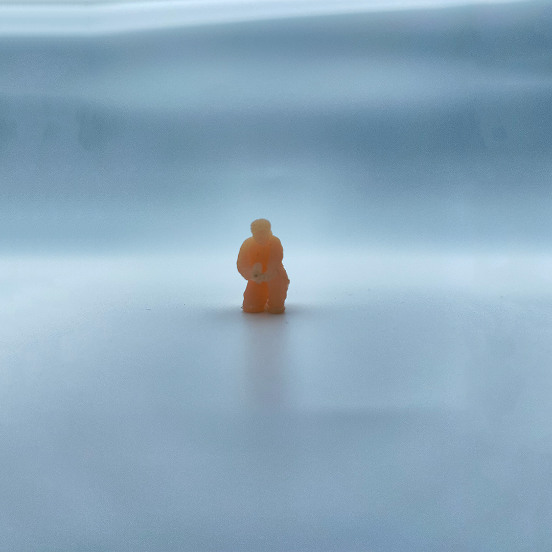 1/64 Ölçekli Resin Boyasız İnsan Figürü