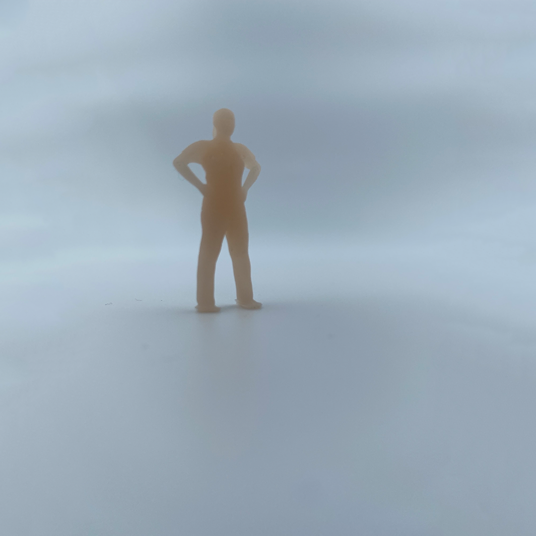 1/64 Ölçekli Resin Boyasız İnsan Figürü