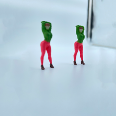 1/64 Ölçekli Resin Boyalı İnsan Figürü