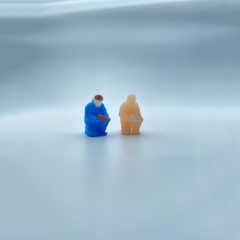 1/64 Ölçekli Resin Boyalı İnsan Figürü