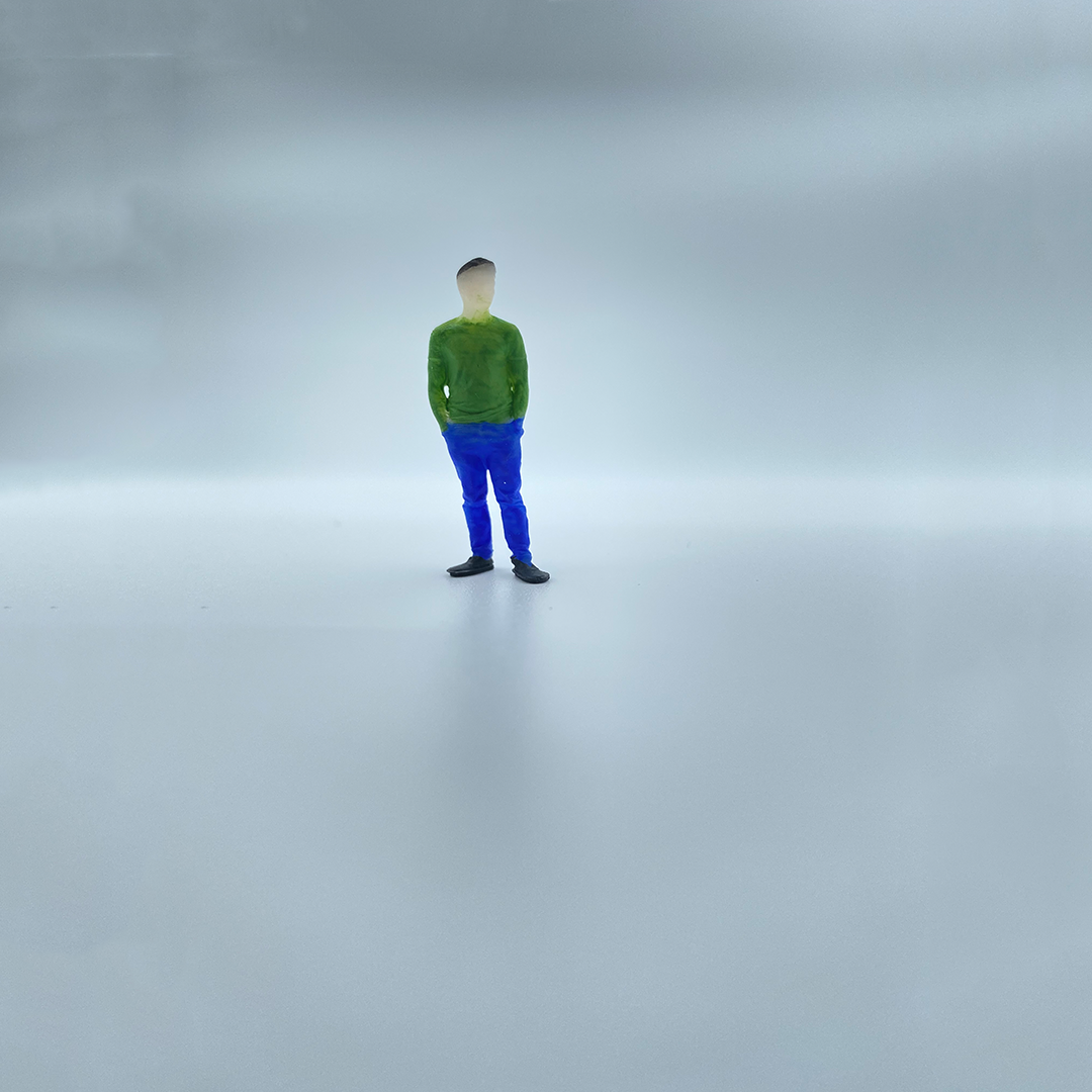 1/64 Ölçekli Resin Boyalı İnsan Figürü