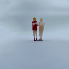 1/64 Ölçekli Resin Boyalı İnsan Figürü