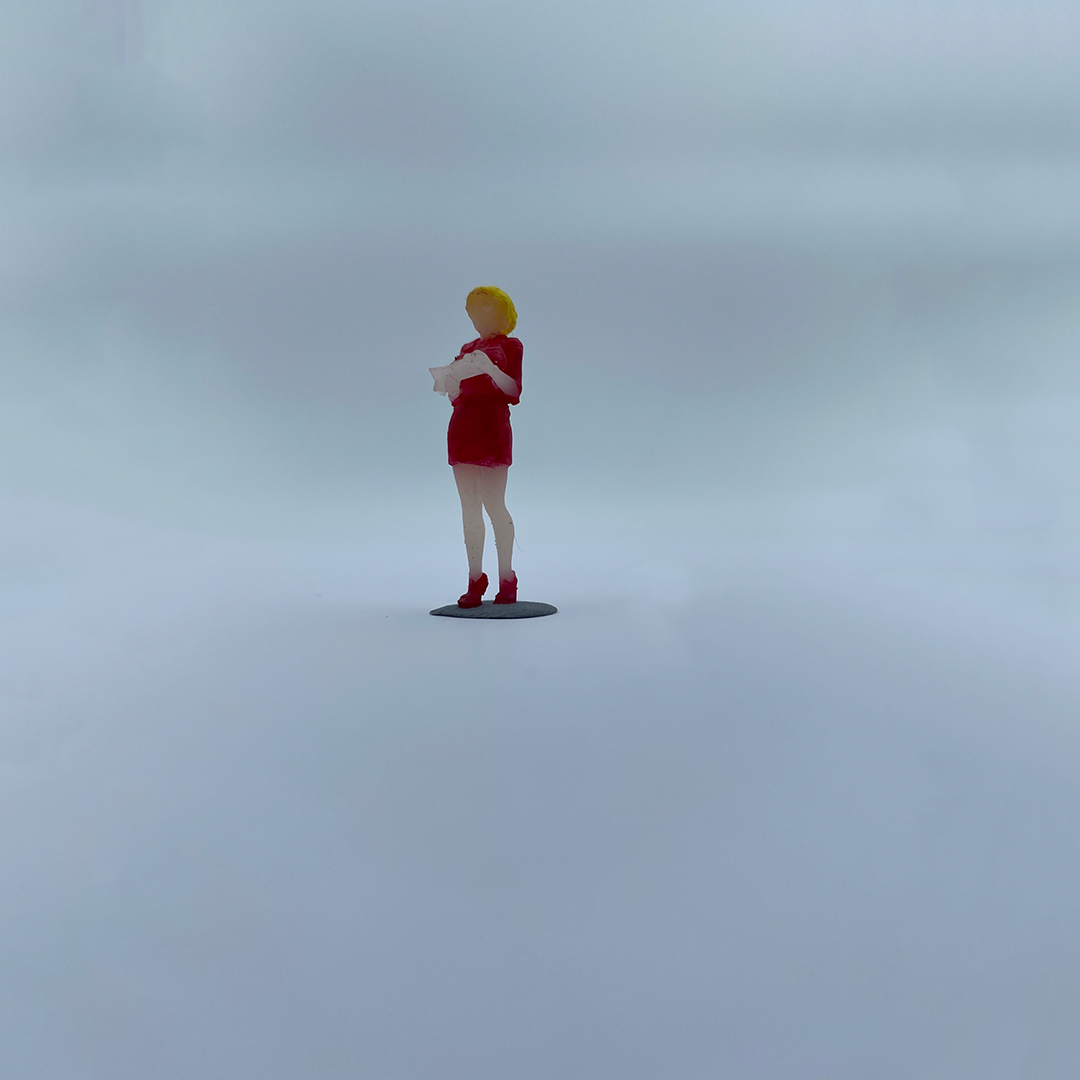 1/64 Ölçekli Resin Boyalı İnsan Figürü