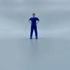 1/64 Ölçekli Resin Boyalı İnsan Figürü