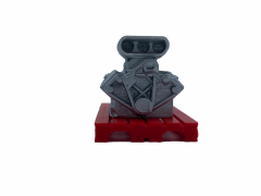 1/64 Ölçekli Diorama için Palet Üstü Motor Bloğu