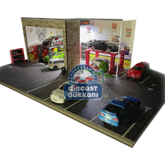 1/64 Model Araçlara Özel - DİORAMA GARAJ
