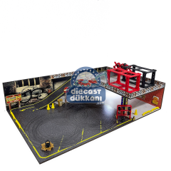 1/64 Ölçek - ÇİFT KATLI DİORAMA GARAJ