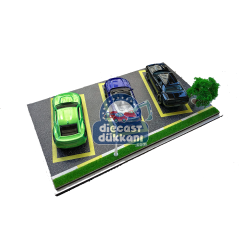 1/64 ÖLÇEK MODEL ARAÇ 3'lü DİORAMA