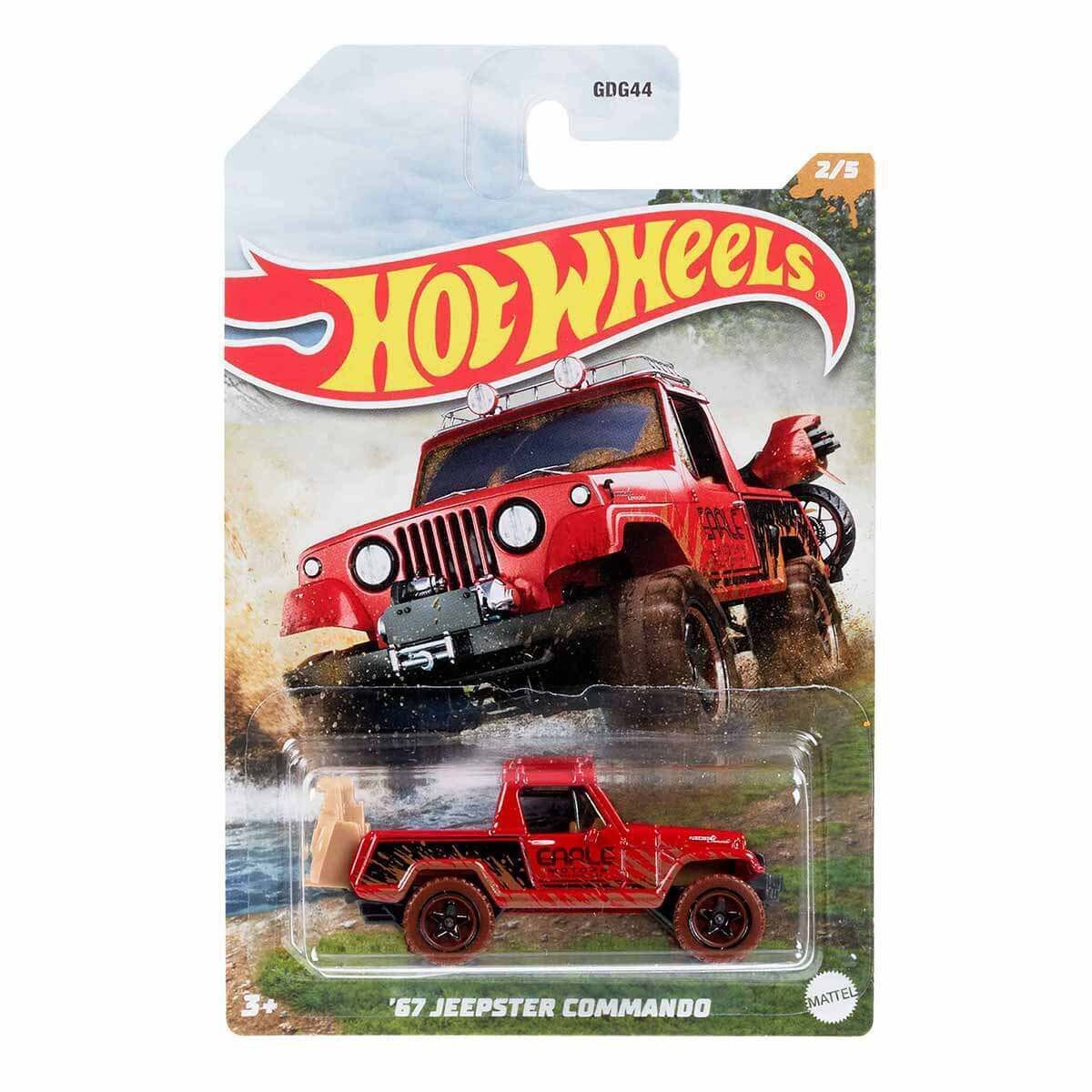Hot Wheels Mud Runner Arabalar 67 Jeepster Commando
