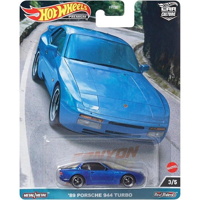 Hot Wheels Car Culture Arabalar Canyon Warriors 89 Porsche 944 Turbo FPY86