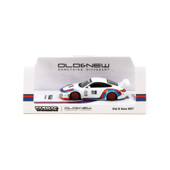 Tarmac Works 1/64 Old & New 997 Porsche  White