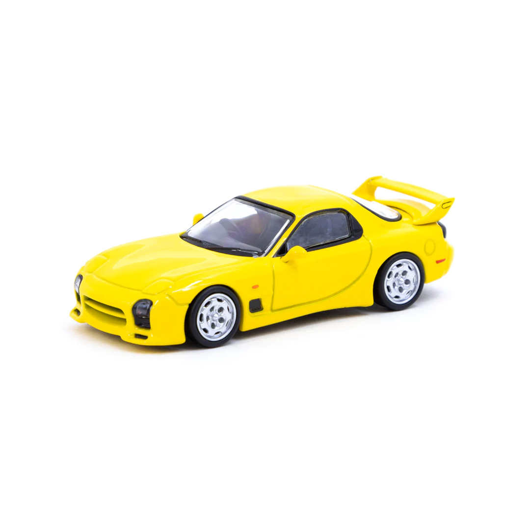 Tarmac Works 1/64 Mazda RX-7 (FD3S) Mazdaspeed A-Spec Competition Yellow Mica
