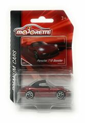 Majorette Premium Cars Porsche 718 Boxster Convertible red