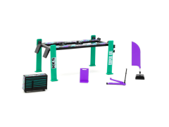 Tarmac Work 1:64 Accessories HKS Garage Tools Set