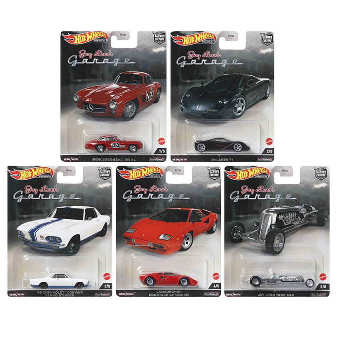 Hot Wheels Premium Arabalar Serisi Jay Leno's Garage Seti FPY86