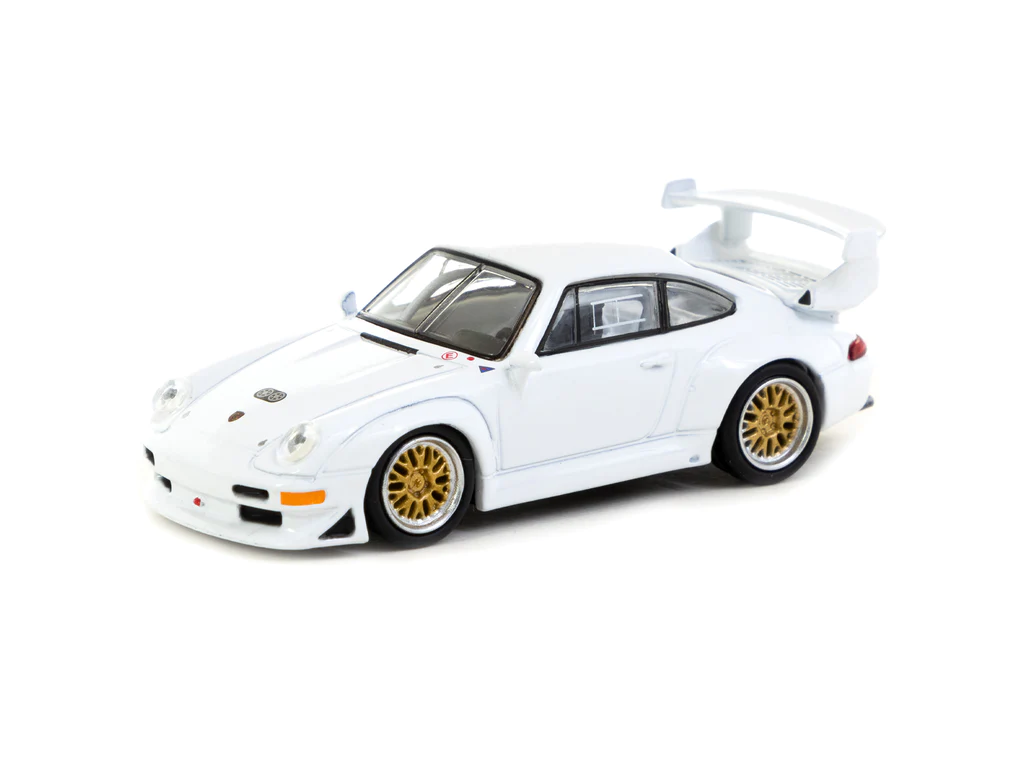 Schuco X Tarmac Works Porsche 911 GT2 White