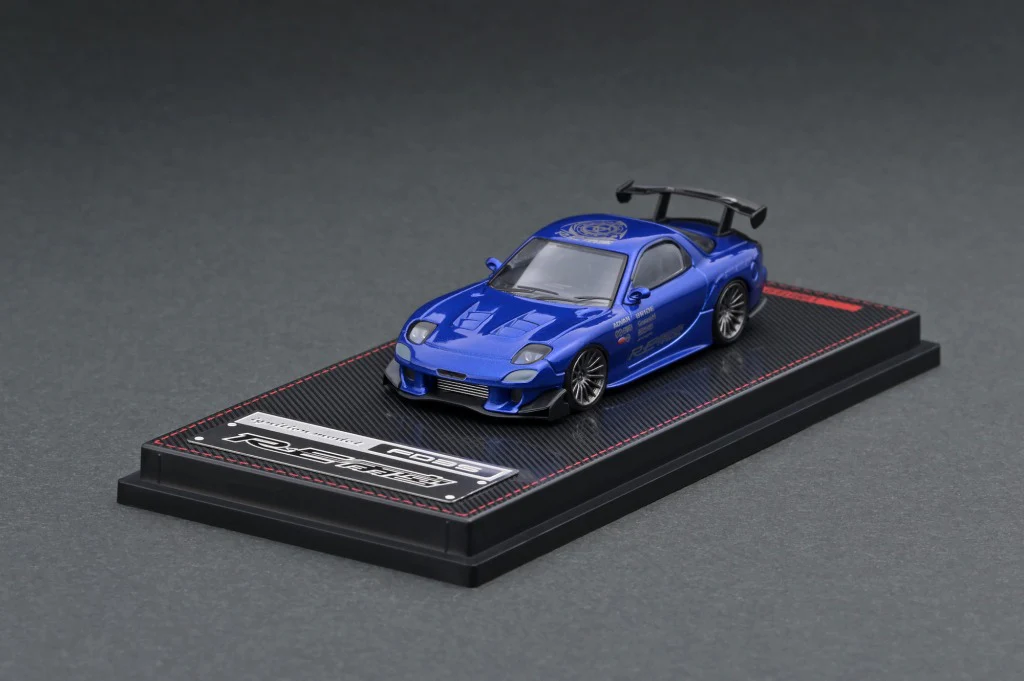 Ignition Model Mazda RX-7 (FD3S) RE Amemiya Blue Metallic