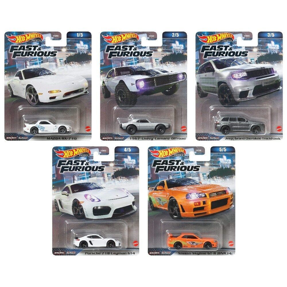 Hot Wheels Premium Araçlar  Fast & Furious HNW46-979A