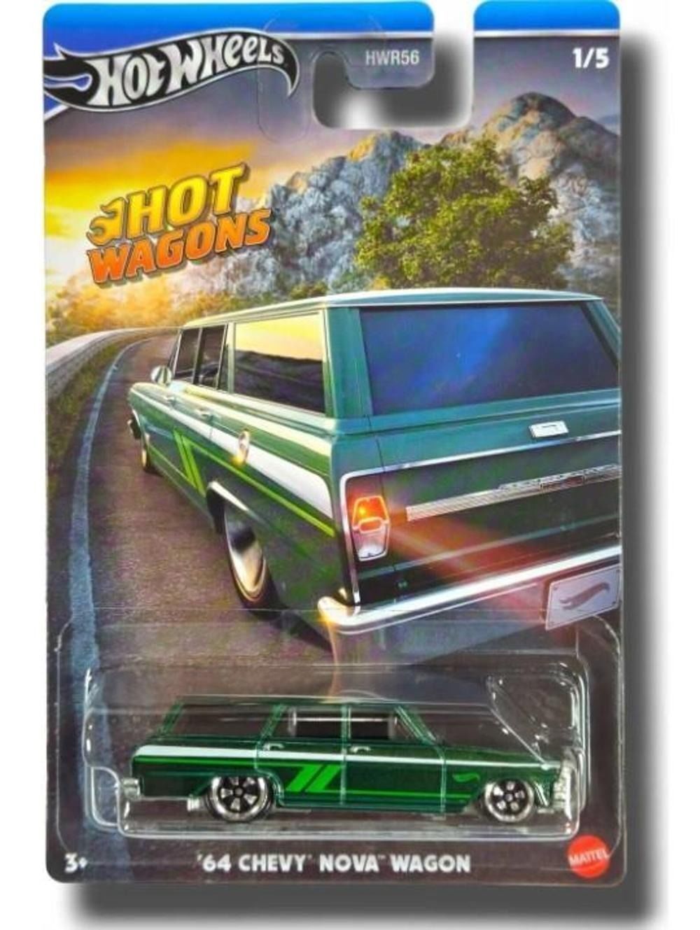 Hot Wagons '64 Chevy Nova Wagon - Hot Wheels HWR56