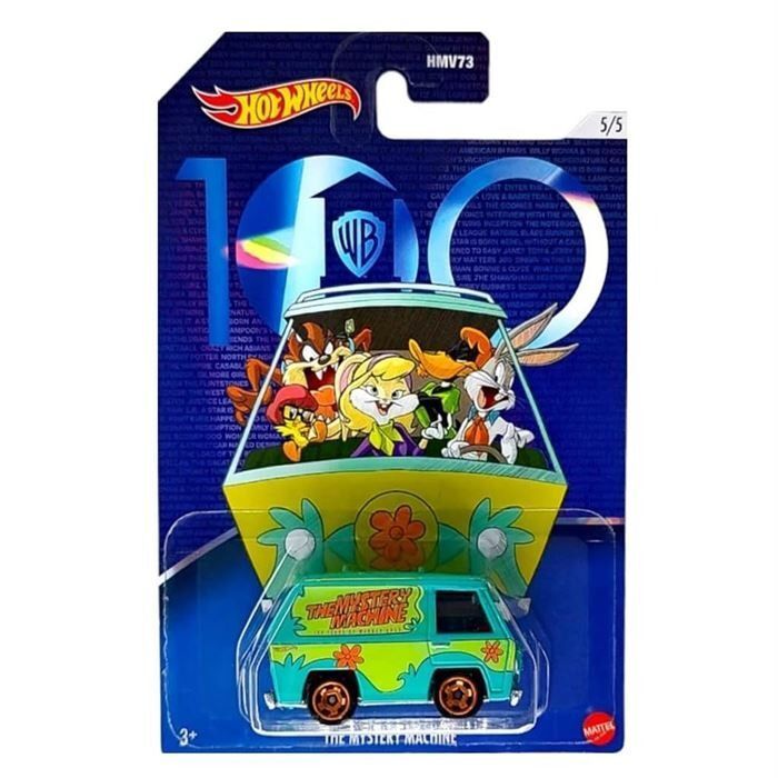 The Mystery Machine Hot Wheels 1:64 Ölçekli 100.YIL Warner Bros Looney Tunes HMV73