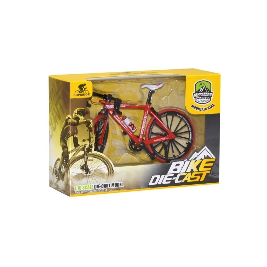 Riding Crazy Bicycle Kırmızı Bisiklet 0818-4A Die Cast Metal 1:10 Ölçek
